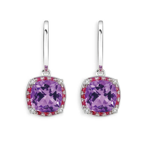 Boucles d'Oreilles Couleur Arlequin