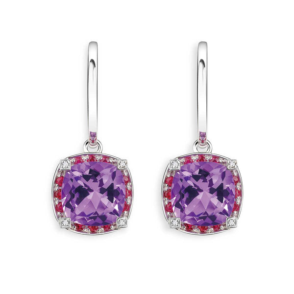 Boucles d'Oreilles Couleur Arlequin