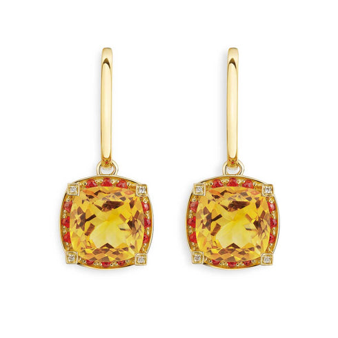 Boucles d'Oreilles Couleur Arlequin