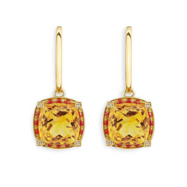 Boucles d'Oreilles Couleur Arlequin