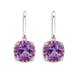 Boucles d'Oreilles Couleur Arlequin