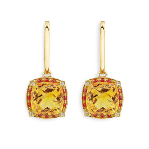 Boucles d'Oreilles Couleur Arlequin
