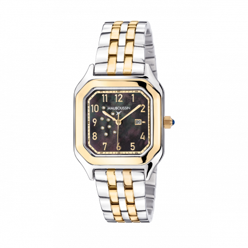 Belo Horizonte noire Bicolor steel