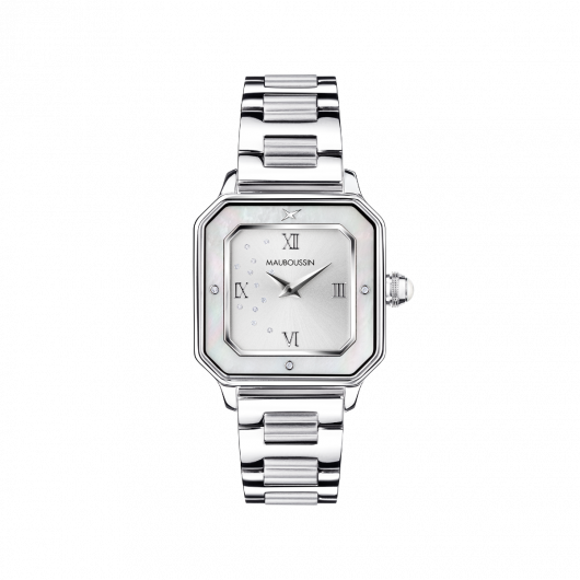 MAUBOUSSIN  腕時計 ジュ・タドール・ジュール・エ・ニュイ　ウオッチサイズ28×28mm